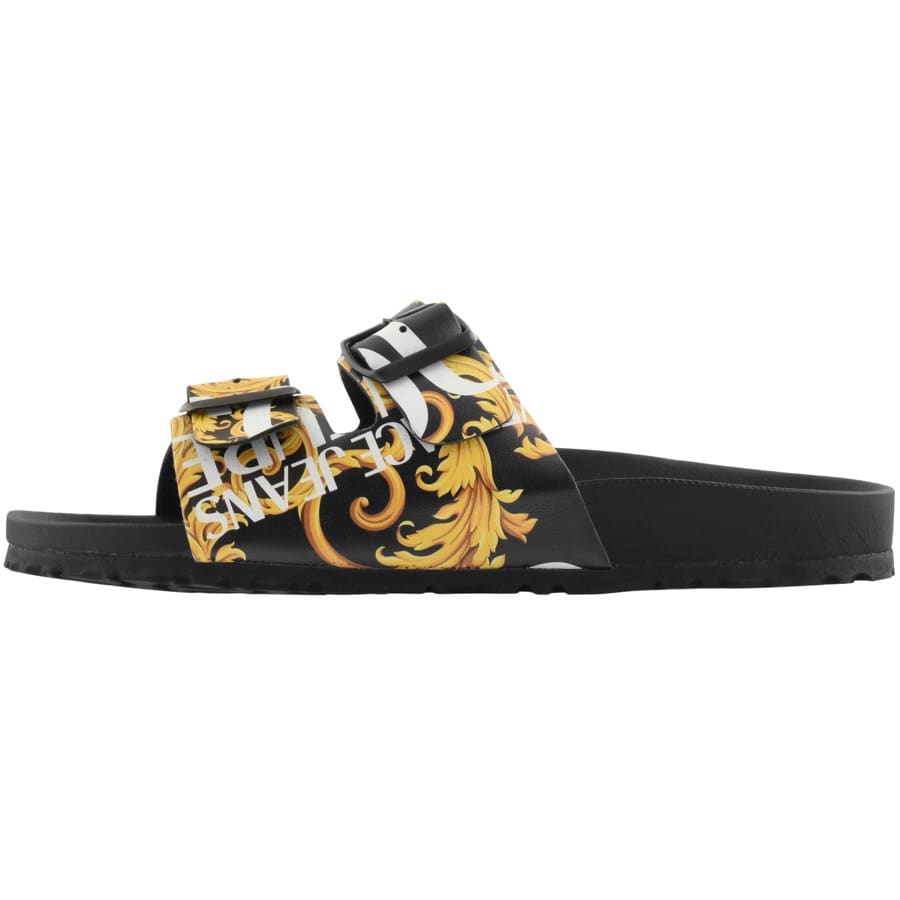 Alternative Image for ProductVersace Jeans Couture Logo Sliders Black2